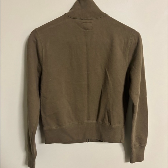 Lucky Brand Floral Flower Embroidered Full Zip Jacket Women Green Size XS New - Picture 2 of 6